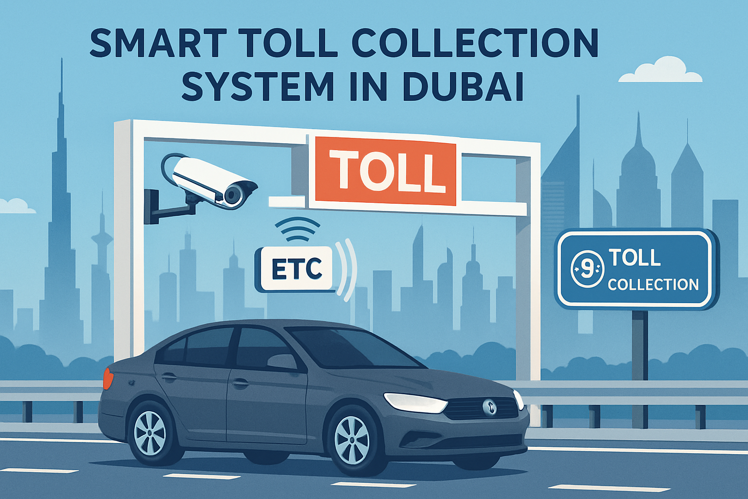 Smart toll collection system in Dubai
